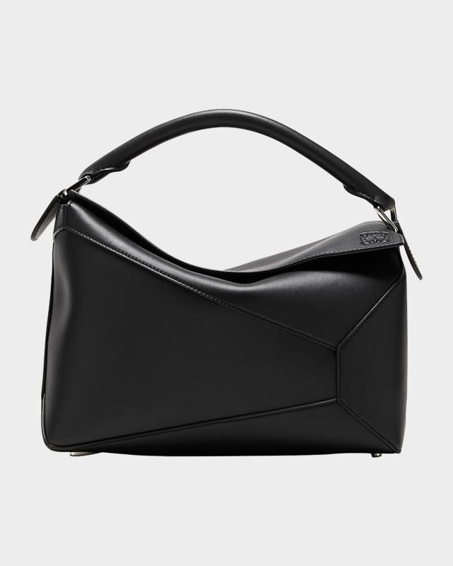 Puzzle Edge Leather Shoulder Bag